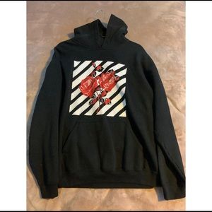 A black sweater